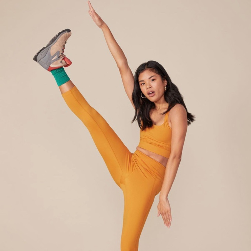 Girlfriend Collective Leggings ‘Honey’ Sz Medium